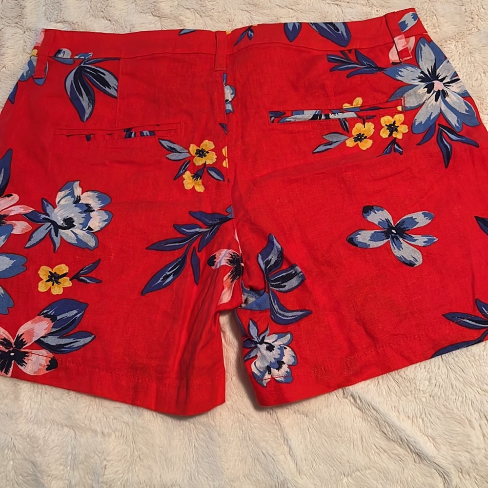 Old Navy floral print tropical shorts size 6 - Picture 3 of 3